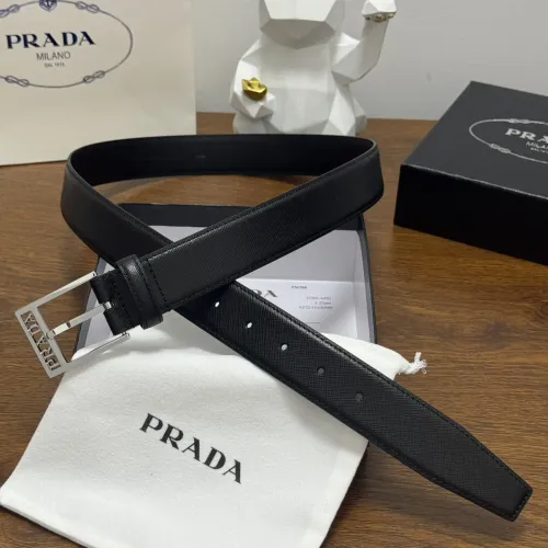 Wholesale Prada AAA Quality Belts In 3.5cm For Men #1419429 $60.00 USD, Wholesale Quality Replica Prada AAA Quality Belts
