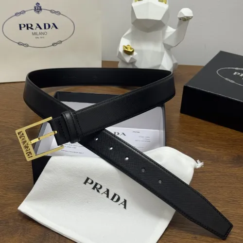 Wholesale Prada AAA Quality Belts In 3.5cm For Men #1419432 $60.00 USD, Wholesale Quality Replica Prada AAA Quality Belts