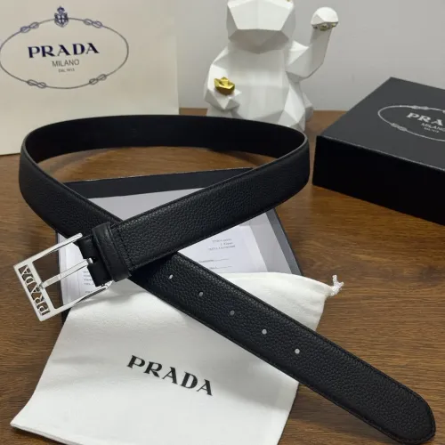Wholesale Prada AAA Quality Belts In 3.5cm For Men #1419433 $60.00 USD, Wholesale Quality Replica Prada AAA Quality Belts