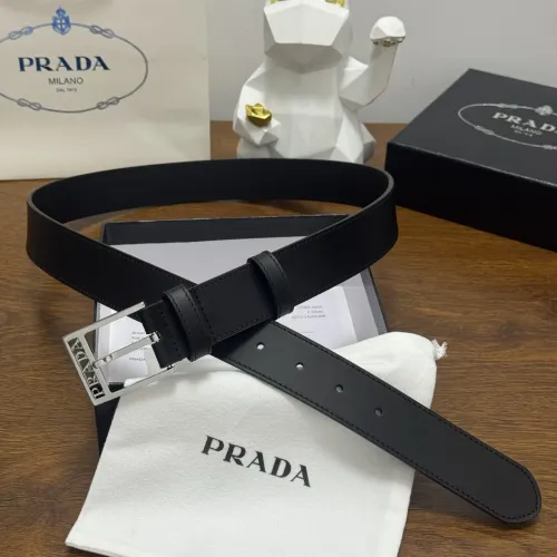 Wholesale Prada AAA Quality Belts In 3.5cm For Men #1419435 $60.00 USD, Wholesale Quality Replica Prada AAA Quality Belts