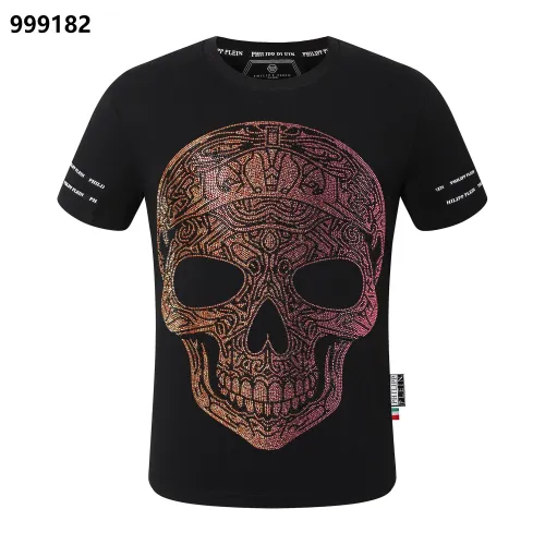 Wholesale Philipp Plein PP Oversize T-Shirts Short Sleeved For Men #1419436 $29.00 USD, Wholesale Quality Replica Philipp Plein PP T-Shirts