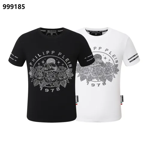 Replica Philipp Plein PP Oversize T-Shirts Short Sleeved For Men #1419438 $29.00 USD for Wholesale