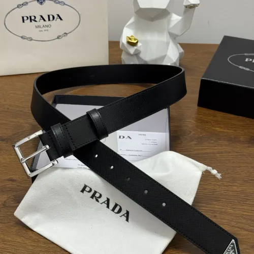 Wholesale Prada AAA Quality Belts In 3.5cm For Men #1419439 $60.00 USD, Wholesale Quality Replica Prada AAA Quality Belts