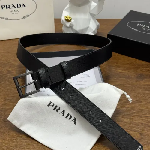 Wholesale Prada AAA Quality Belts In 3.5cm For Men #1419440 $60.00 USD, Wholesale Quality Replica Prada AAA Quality Belts