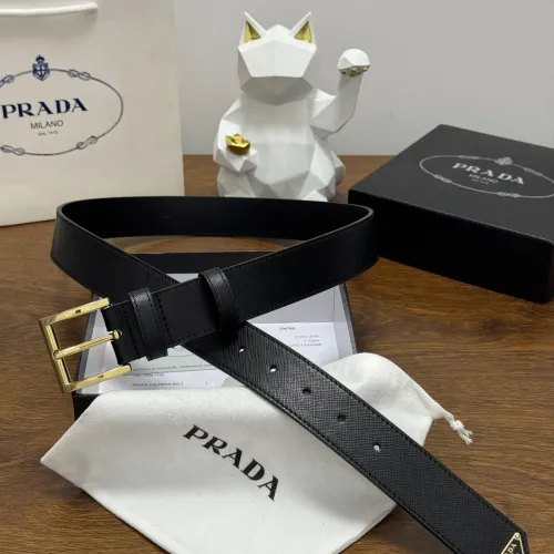 Wholesale Prada AAA Quality Belts In 3.5cm For Men #1419441 $60.00 USD, Wholesale Quality Replica Prada AAA Quality Belts