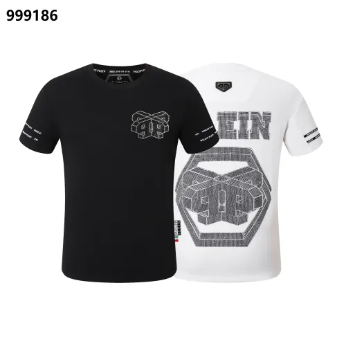 Replica Philipp Plein PP Oversize T-Shirts Short Sleeved For Men #1419442 $29.00 USD for Wholesale