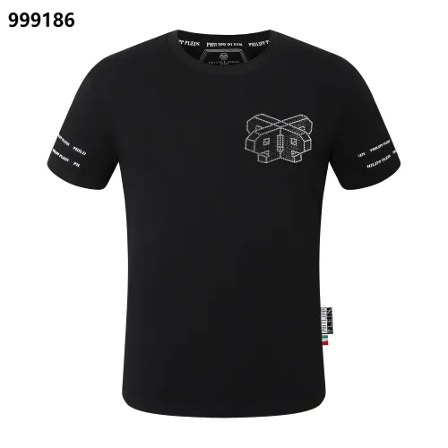 Replica Philipp Plein PP Oversize T-Shirts Short Sleeved For Men #1419443 $29.00 USD for Wholesale