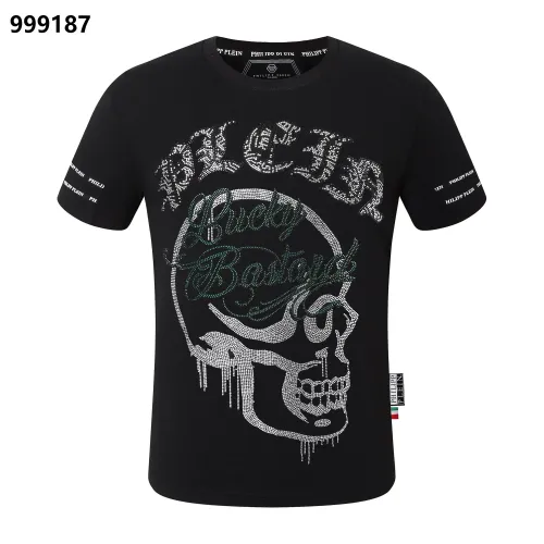 Wholesale Philipp Plein PP Oversize T-Shirts Short Sleeved For Men #1419445 $29.00 USD, Wholesale Quality Replica Philipp Plein PP T-Shirts