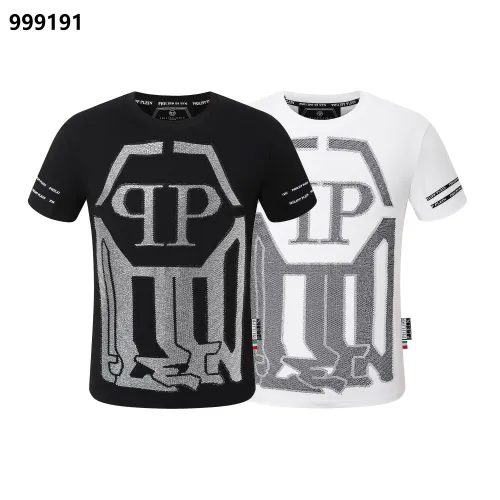 Replica Philipp Plein PP Oversize T-Shirts Short Sleeved For Men #1419454 $29.00 USD for Wholesale