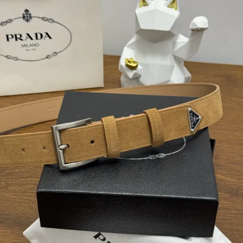 Replica Prada AAA Quality Belts In 3.5cm For Men #1419456 $60.00 USD for Wholesale
