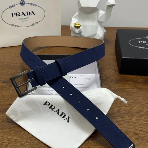 Wholesale Prada AAA Quality Belts In 3.5cm For Men #1419462 $60.00 USD, Wholesale Quality Replica Prada AAA Quality Belts