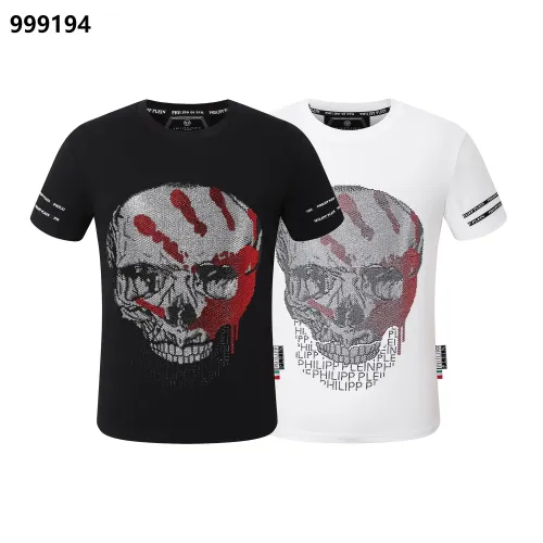 Replica Philipp Plein PP Oversize T-Shirts Short Sleeved For Men #1419465 $29.00 USD for Wholesale