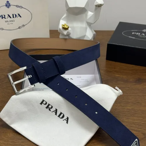 Wholesale Prada AAA Quality Belts In 3.5cm For Men #1419466 $60.00 USD, Wholesale Quality Replica Prada AAA Quality Belts