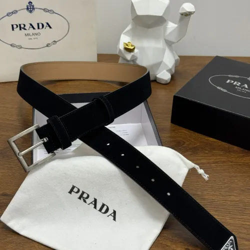 Wholesale Prada AAA Quality Belts In 3.5cm For Men #1419470 $60.00 USD, Wholesale Quality Replica Prada AAA Quality Belts