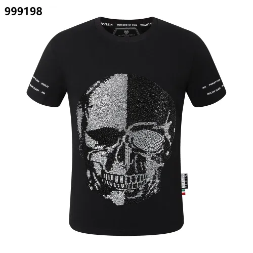 Wholesale Philipp Plein PP Oversize T-Shirts Short Sleeved For Men #1419478 $29.00 USD, Wholesale Quality Replica Philipp Plein PP T-Shirts