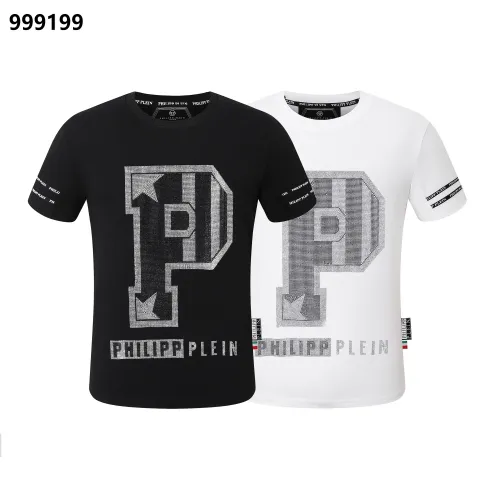 Replica Philipp Plein PP Oversize T-Shirts Short Sleeved For Men #1419480 $29.00 USD for Wholesale