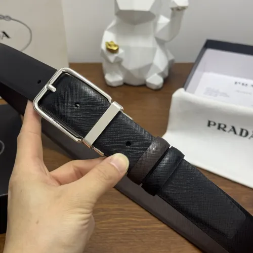 Wholesale Prada AAA Quality Belts In 3.5cm For Men #1419502 $60.00 USD, Wholesale Quality Replica Prada AAA Quality Belts