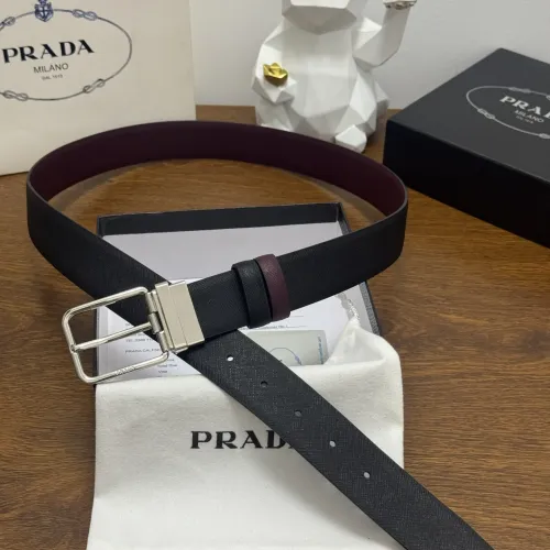 Wholesale Prada AAA Quality Belts In 3.5cm For Men #1419504 $60.00 USD, Wholesale Quality Replica Prada AAA Quality Belts