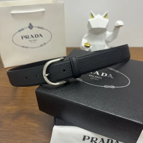 Wholesale Prada AAA Quality Belts In 3.5cm For Men #1419510 $60.00 USD, Wholesale Quality Replica Prada AAA Quality Belts