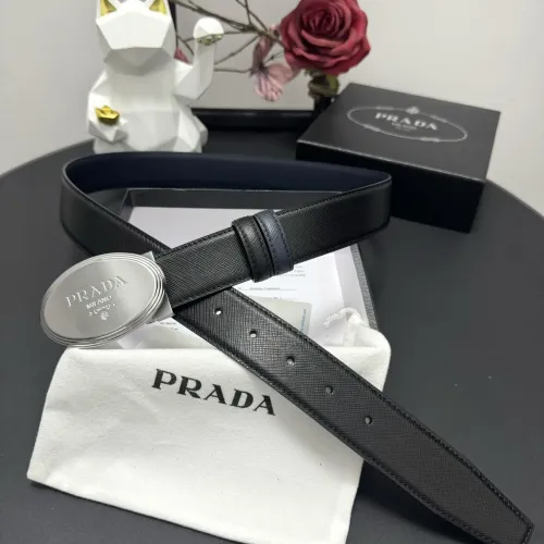 Wholesale Prada AAA Quality Belts In 3.5cm For Men #1419512 $60.00 USD, Wholesale Quality Replica Prada AAA Quality Belts