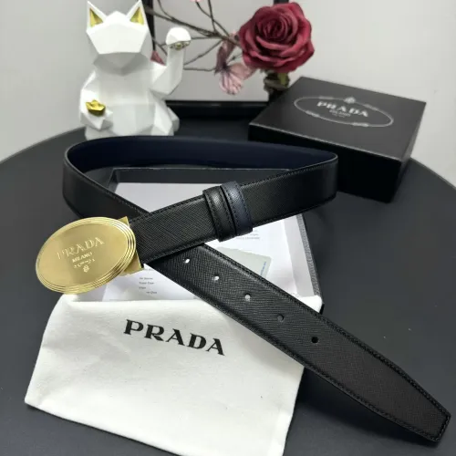 Wholesale Prada AAA Quality Belts In 3.5cm For Men #1419513 $60.00 USD, Wholesale Quality Replica Prada AAA Quality Belts