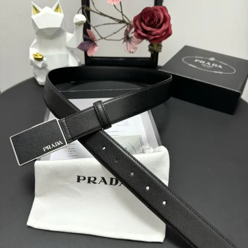 Wholesale Prada AAA Quality Belts In 3.5cm For Men #1419517 $60.00 USD, Wholesale Quality Replica Prada AAA Quality Belts