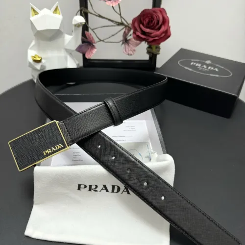 Wholesale Prada AAA Quality Belts In 3.5cm For Men #1419518 $60.00 USD, Wholesale Quality Replica Prada AAA Quality Belts