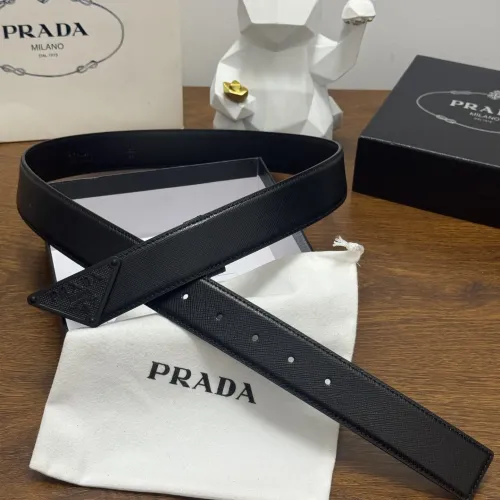 Wholesale Prada AAA Quality Belts In 3.5cm For Men #1419526 $60.00 USD, Wholesale Quality Replica Prada AAA Quality Belts
