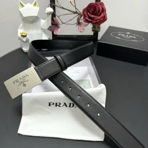 Wholesale Prada AAA Quality Belts In 3.5cm For Men #1419537 $60.00 USD, Wholesale Quality Replica Prada AAA Quality Belts
