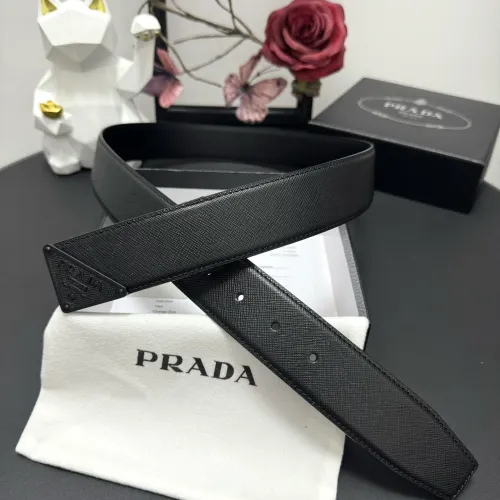 Wholesale Prada AAA Quality Belts In 3.5cm For Men #1419542 $60.00 USD, Wholesale Quality Replica Prada AAA Quality Belts