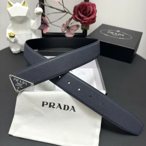 Wholesale Prada AAA Quality Belts In 3.5cm For Men #1419544 $60.00 USD, Wholesale Quality Replica Prada AAA Quality Belts