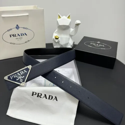 Wholesale Prada AAA Quality Belts In 3.5cm For Men #1419549 $60.00 USD, Wholesale Quality Replica Prada AAA Quality Belts