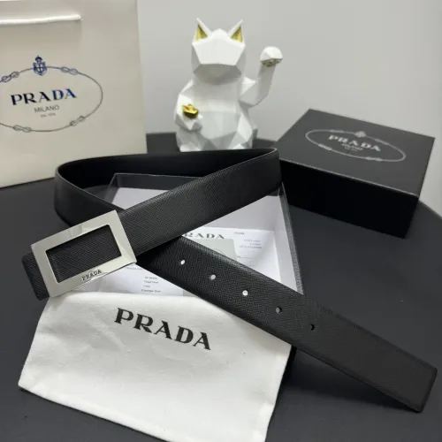 Wholesale Prada AAA Quality Belts In 3.5cm For Men #1419551 $60.00 USD, Wholesale Quality Replica Prada AAA Quality Belts