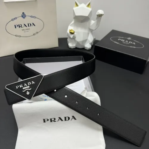 Wholesale Prada AAA Quality Belts In 3.5cm For Men #1419557 $60.00 USD, Wholesale Quality Replica Prada AAA Quality Belts