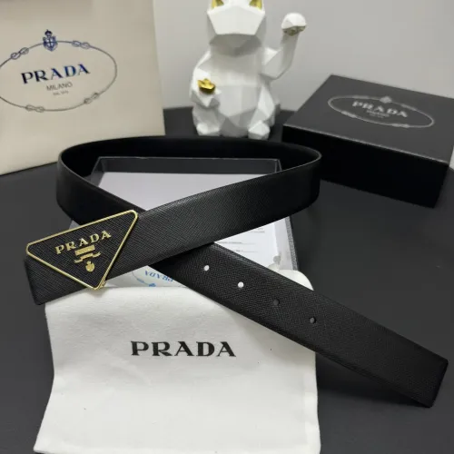 Wholesale Prada AAA Quality Belts In 3.5cm For Men #1419558 $60.00 USD, Wholesale Quality Replica Prada AAA Quality Belts