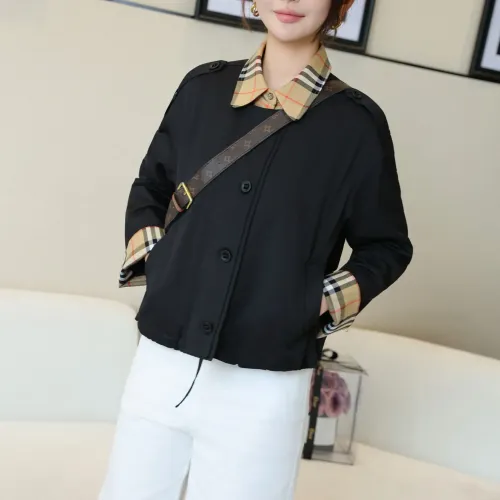 Wholesale Burberry Trench Coat Long Sleeved For Women #1419566 $132.00 USD, Wholesale Quality Replica Burberry Trench Coat