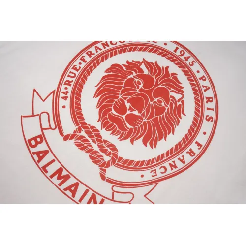 Replica Balmain T-Shirts Short Sleeved For Unisex #1419608 $29.00 USD for Wholesale
