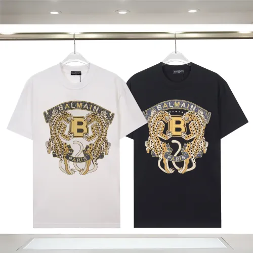 Replica Balmain T-Shirts Short Sleeved For Unisex #1419617 $29.00 USD for Wholesale