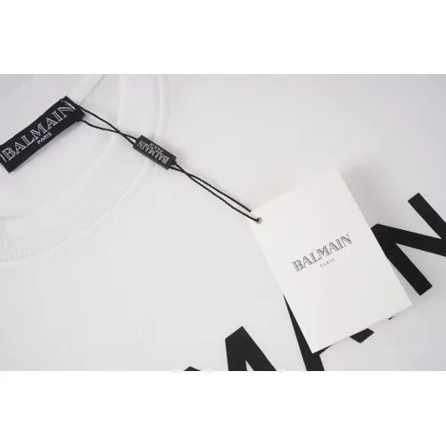Replica Balmain T-Shirts Short Sleeved For Unisex #1419624 $29.00 USD for Wholesale