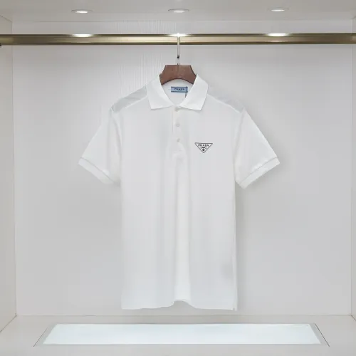 Wholesale Prada T-Shirts Short Sleeved For Men #1419655 $36.00 USD, Wholesale Quality Replica Prada T-Shirts
