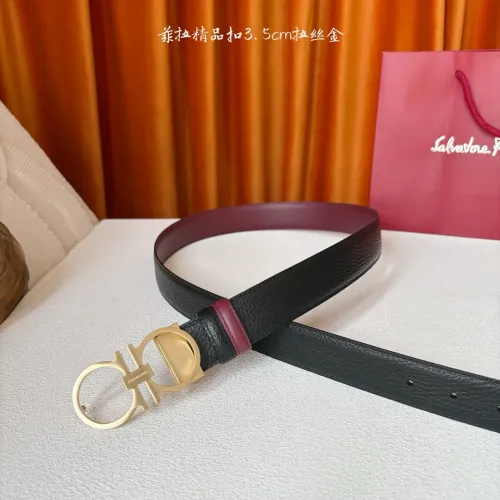 Wholesale Salvatore Ferragamo AAA Quality Belts In 3.5cm For Men #1419724 $52.00 USD, Wholesale Quality Replica Salvatore Ferragamo AAA Quality Belts