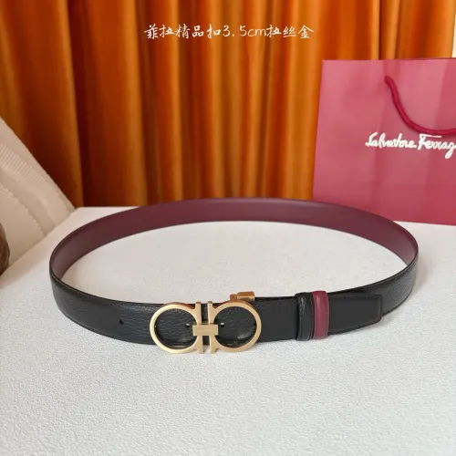 Replica Salvatore Ferragamo AAA Quality Belts In 3.5cm For Men #1419724 $52.00 USD for Wholesale