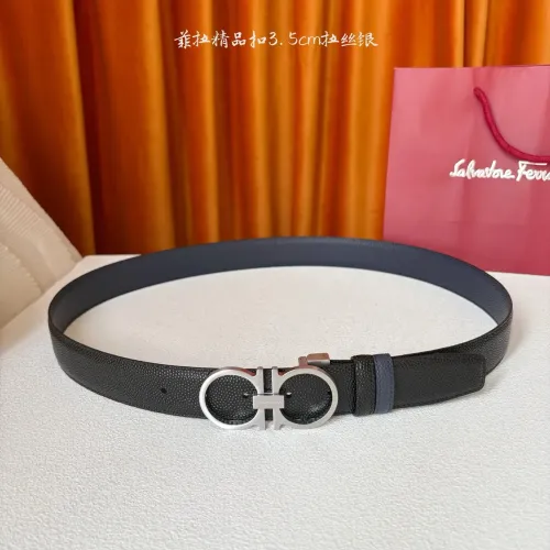 Replica Salvatore Ferragamo AAA Quality Belts In 3.5cm For Men #1419725 $52.00 USD for Wholesale