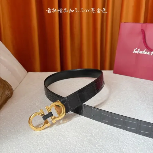 Wholesale Salvatore Ferragamo AAA Quality Belts In 3.5cm For Men #1419728 $52.00 USD, Wholesale Quality Replica Salvatore Ferragamo AAA Quality Belts