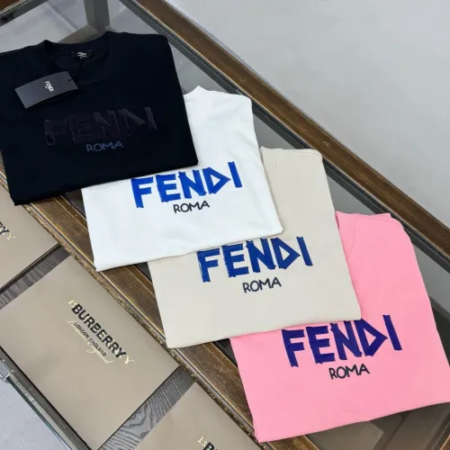 Replica Fendi T-Shirts Short Sleeved For Unisex #1419957 $29.00 USD for Wholesale
