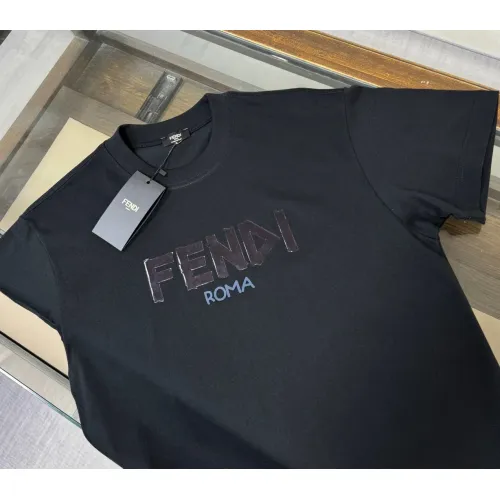 Replica Fendi T-Shirts Short Sleeved For Unisex #1419958 $29.00 USD for Wholesale