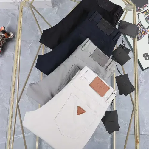 Replica Prada Jeans For Men #1420156 $45.00 USD for Wholesale