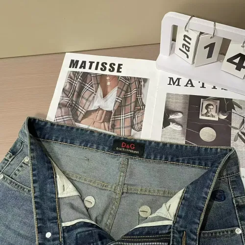 Replica Dolce & Gabbana D&G Jeans For Men #1420220 $45.00 USD for Wholesale