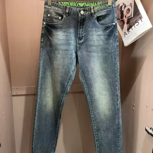 Replica Armani Jeans For Men #1420222 $45.00 USD for Wholesale