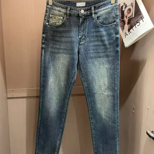 Replica Christian Dior Jeans For Men #1420225 $45.00 USD for Wholesale